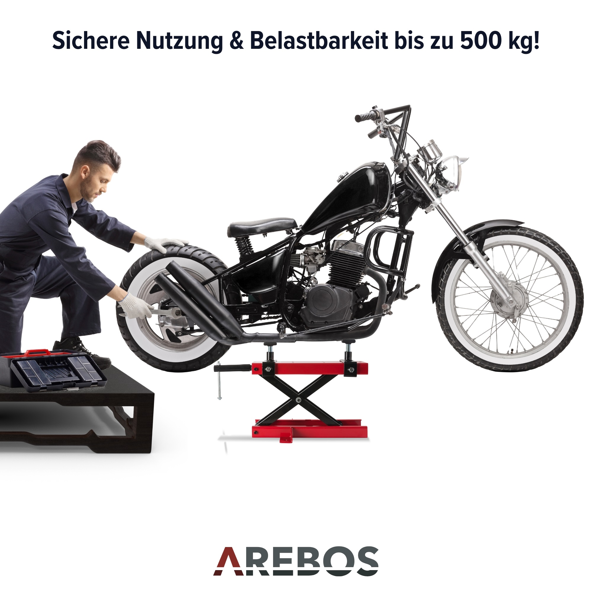 Motorradheber 500 kg - 4260199756690 - Motorständer