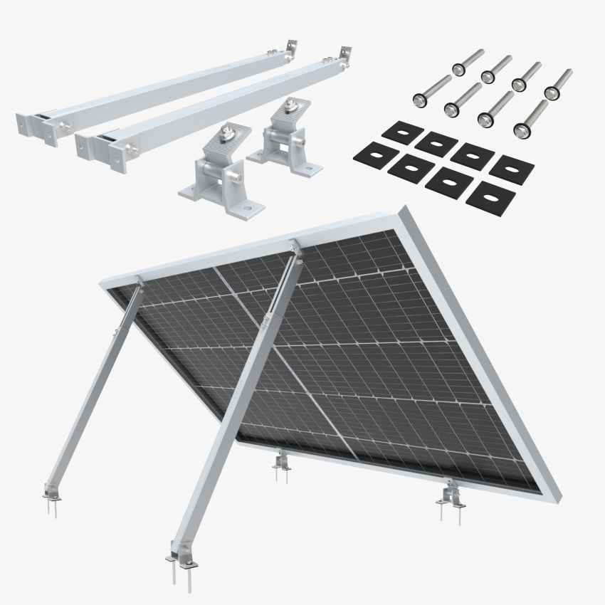 30-60°verstellbare Solarhalterung 650mm Wandmontage Solar Halterung  Photovoltaik 