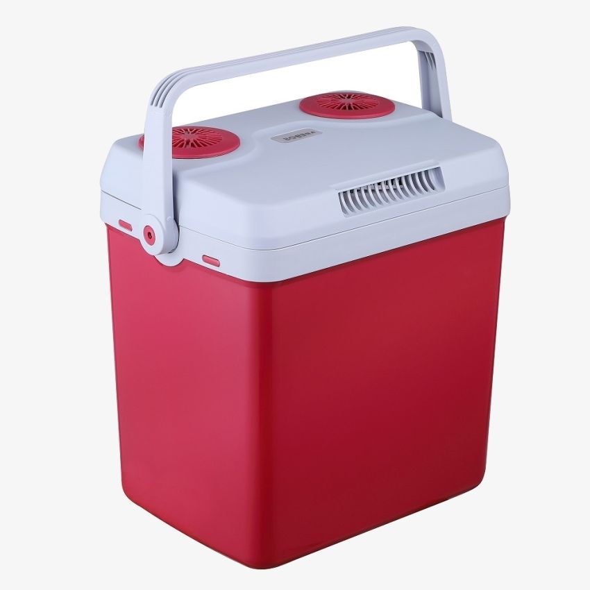 Tragbare Thermo-Elektrische Alu-Kühlbox, 39 Liter, 12 V und 230 V
